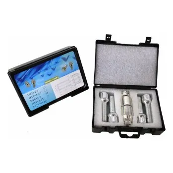 Šroubek na kolo Bezpečnostní šrouby na alu kola M14x1,5x45mm SADA, koule R13 dosedací plocha