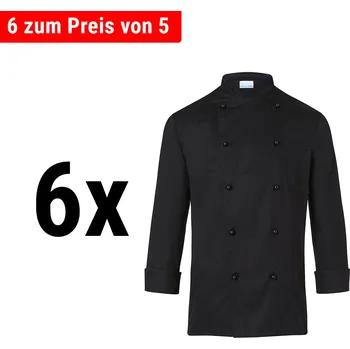 Gastro oděv G.Gastro (6 Kusů) Karlowsky kuchařský rondon Basic - černý - velikost: XL