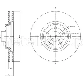 Brzdový kotouč Brzdový kotouč METELLI 23-1830C