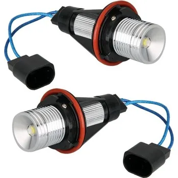Autožárovka Angel Eyes Marker, 5W Bridgelux LED, pár - Bílá (E39, E53, E60, E61, E63, E64, E65, E66, E83, E87)
