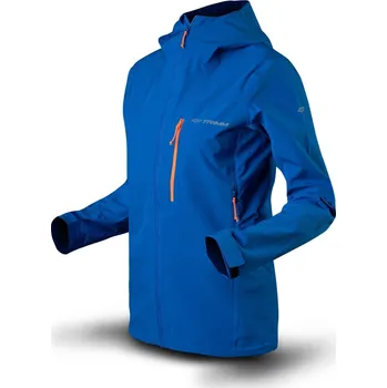 Dámské oblečení Dámská nepromokavá bunda TRIMM Orada modrá Barva: jeans blue/ orange, Velikost: L
