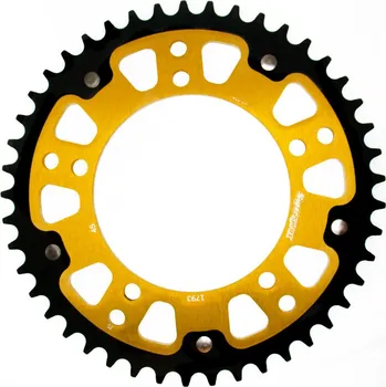 Řetězová sada pro motocykl Rozeta SUPERSPROX STEALTH RST-1793:45-GLD zlatá 45 zubů, 520