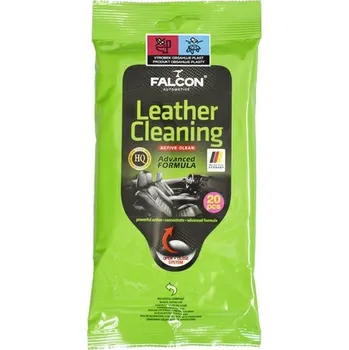 FALCON LEATHER CLEANING 20 ks - čistící ubrousky na kůži
