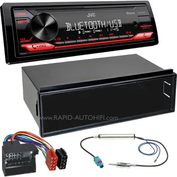 Auto Hi-Fi Autorádio VW Sharan RCD JVC KD-X282BT Bluetooth s instalační sadou
