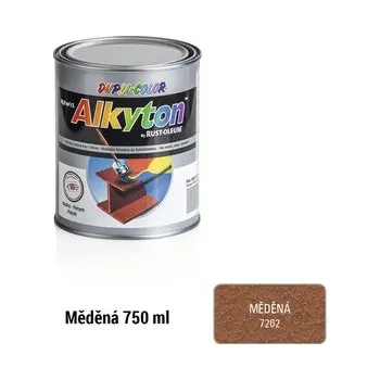 barva na kov Barva na kov rez i dřevo DUPLI-COLOR Alkyton kladívkový efekt měděná 750 ml