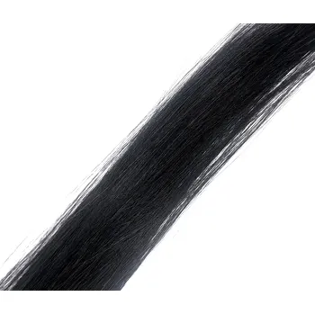 Příčesek Clip in pramínky REMY 30 cm, 4ks - přírodní černá