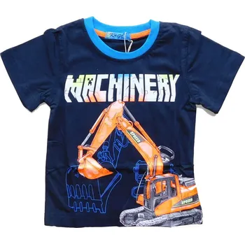 Chlapecké tričko Chlapecké tričko kr.r. KUGO TM9203, tmavě modré