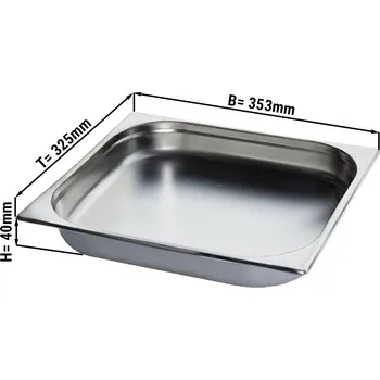 Dóza na potraviny G.Gastro GN nádoba 2/3 - hloubka 40 mm