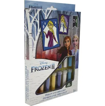 Výtvárné potřeby Pískování obrázků-LEDOVÉ KRÁLOVSTVÍ II, sada