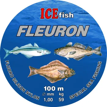 Vlasec ICE fish Fleuron síla vlasce: průměr 0,40mm, nosnost vlasce: 13 kg