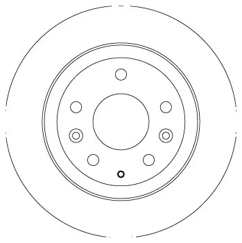 Brzdový kotouč Brzdový kotouč TRW DF6807