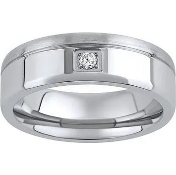 Prsten Prsten z chirurgické oceli - snubní - pro ženy RC2028-Z velikost obvod 57 mm RC2028-Z-57