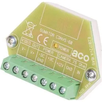 Slučovač videosystémů ACO CDNVS-60 bez krytu pro rozvodnou skříň fi60