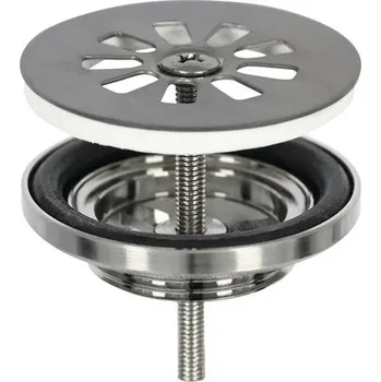 Sifon Univerzální umyvadlová výpusť 1 1/4" grafit 30.414.45