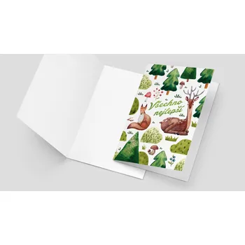 Přání - Zvířátka v lese