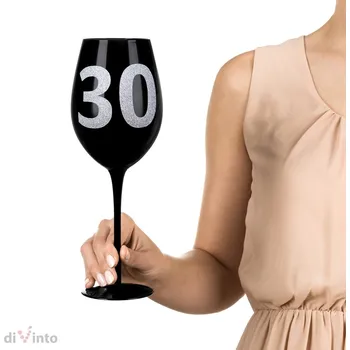 Party nádobí Obrovská sklenka na víno k 30. narozeninám
