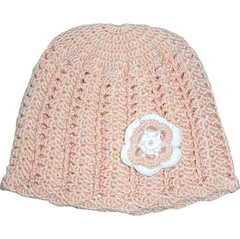 Čepice Dětská dívčí háčkovaná čepice Olga, vel. 40-42 cm