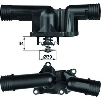 Automobilové těsnění Termostat, chladivo MAHLE TI 24 95