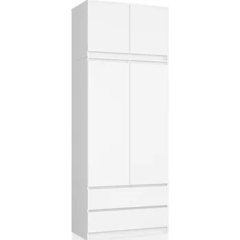 Šatní skříň AKORD Star šatní skříň s nástavcem 90 cm