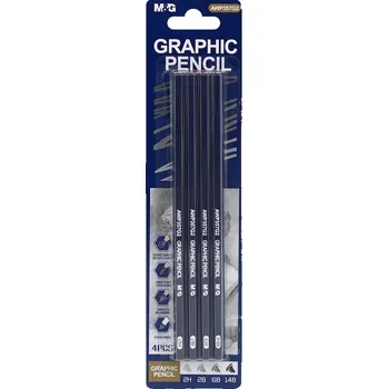 M&G Grafitové tužky M&G, 4ks