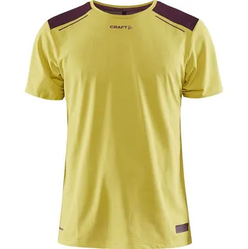 Pánské tričko Pánské funkční tričko s krátkým rukávem Craft PRO HYPERVENT SS žluté 1910415-542435 - XXL | UK 11 1/2 | US 12,5