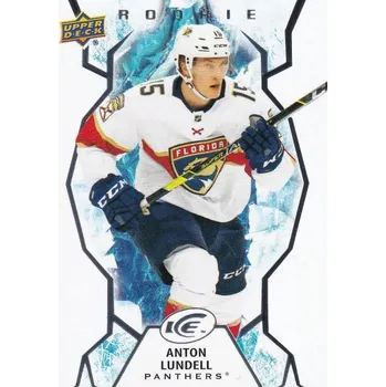 Karetní hra insert RC karta ANTON LUNDELL 21-22 UD Ice Rookie číslo 101