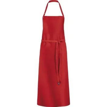 Pracovní zástěra GREIFF Zástěra s laclem Easy-Care, 77 x 100 cm, červená