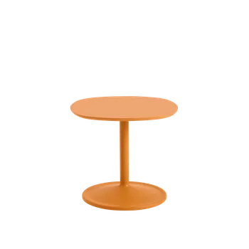 Jídelní stůl Čtvercový stolek Muuto SOFT SIDE TABLE - zvolte provedení Výška stolu: 40 cm, Barva stolu: Oranžová