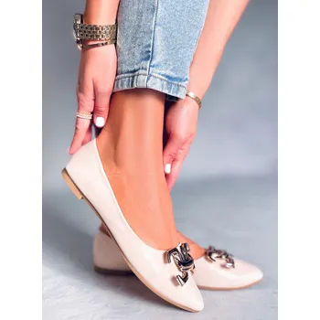 Dámské baleríny Dámské balerínky LL-269P Béžová - Seastar béžová 39