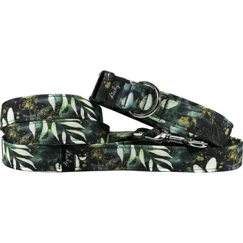 Obojek pro psa Obojek HAPPYZOO BY KIWLY softshell Smaragd 2x22-32cm