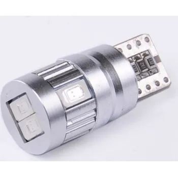 Tuning žárovka LED 12V 5W W2,1x9,5d modrá 6xSMD5630 CANBUS