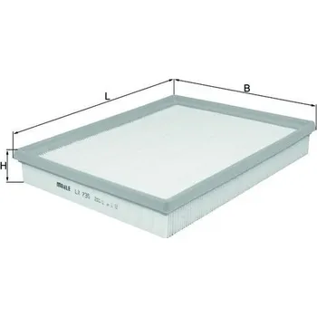 Vzduchový filtr Vzduchový filtr MAHLE LX 735