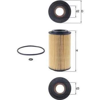 Olejový filtr Olejový filtr MAHLE OX 153D1