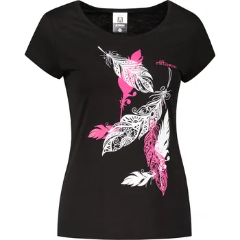 Dámské triko ALTISPORT ALW178122 ČERNORŮŽOVÁ M