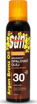 Přípravek na opalování Vivaco Sun Argan Bronz Oil Spray SPF30 150 ml