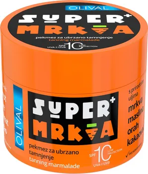 Přípravek na opalování Olival Super Mrkva opalovací marmeláda SPF10 100 ml