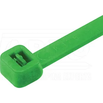 Stahovací páska WAPRO Pásek vázací 100x2,5mm, PA, zelená (100ks) WPR1731