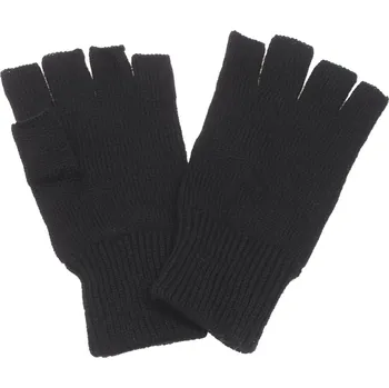 M.F.H. (Německo) Pletené rukavice bez prstů - Černá Velikost: 10 - XL