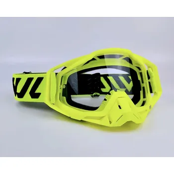 Motocyklové brýle Dětské moto brýle neonové