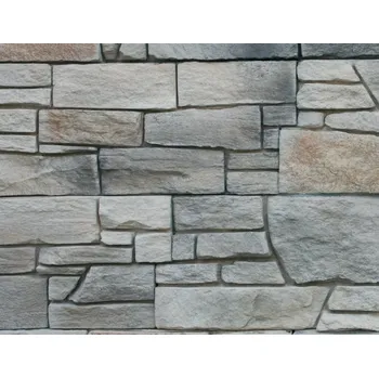 Obklad WILDSTONE Kamenný obklad, Z BETONU, Castelo Valdez, šedá, 200 x 500 mm, tloušťka 20 - 50 mm, 0.65 m2