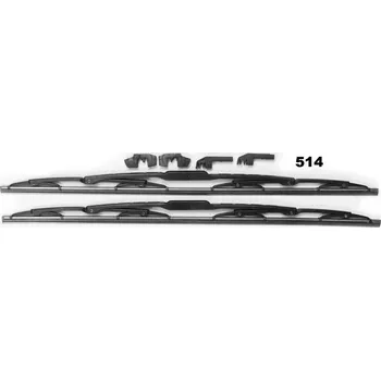 Stěrač stěrače kovové s grafitovou lištou 2x38cm