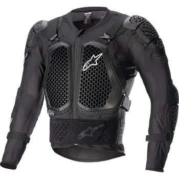Motocyklový chránič Chránič těla bionic action 2, alpinestars (černá/bílá, vel. 2xl)