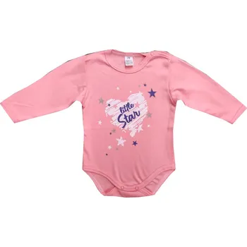 Kojenecké body Pampicio - broskvová, srdce Barva: Broskvová, Velikost: 74