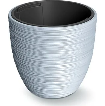 Květináč Prosperplast Květináč FURU s vkladem 34,9 cm - barva: světle šedá