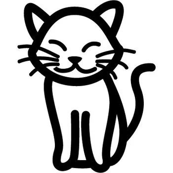 Samolepicí dekorace na vozidlo Samolepka na auto KOTĚ