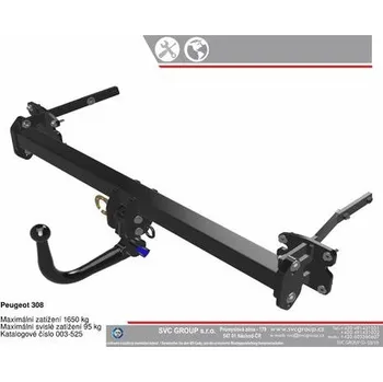 Tažné zařízení Tažné zařízení Peugeot 308 Kombi 10/2021-> SV 003-525, SVC GROUP