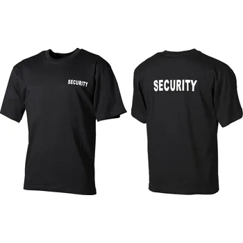 M.F.H. (Německo) Tričko krátký rukáv - SECURITY - Černá Velikost: 6XL