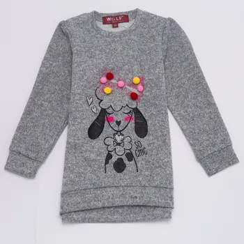 Dívčí oblečení Dívčí svetřík - Wolf M2931, šedá Barva: Šedá, Velikost: 110