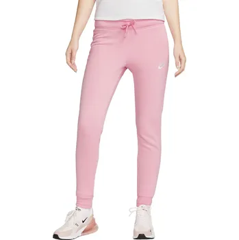 Dámské tepláky na volný čas Nike W NSW CLUB FLC MR PANT TIGHT W růžové DQ5174-690 - XL | UK 9,5 | US 12