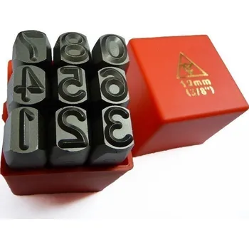 Raznice Raznice do kovů - čísla sada RAZNICE 12 mm HS-Z-449920